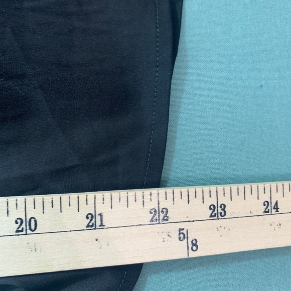 Ann Taylor Top Womens 8P Black Crossback Cut Out Short Sleeve‎ Casual Party - Picture 9 of 11